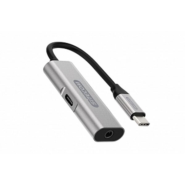 Sitecom Adapter CN-396, USB-C auf 3,5-mm-Audio mit USB-C Power Delivery
