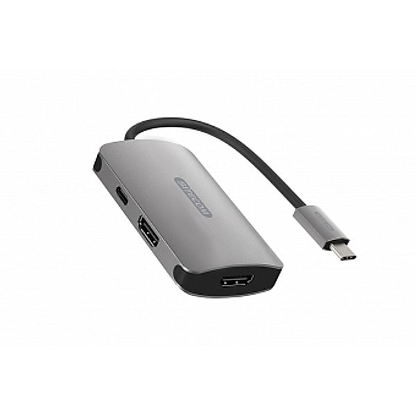 Sitecom Adapter CN-398, USB-C auf 2xHDMI™ mit USB-C Power Delievery