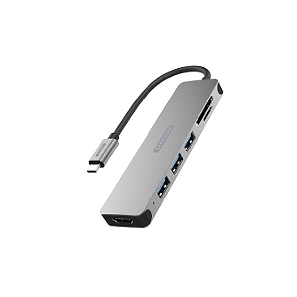 Sitecom Adapter CN-407, USB-C 3.1 auf HDMI™, 3xUSB-A 3.1,
