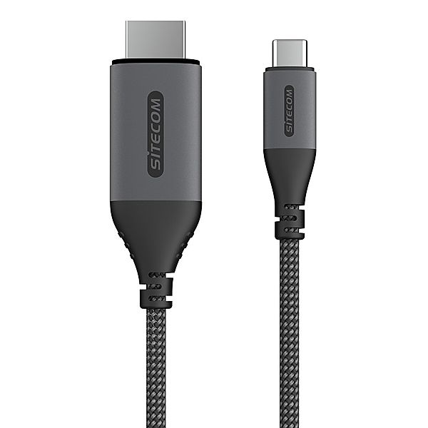 Sitecom Adapterkabel CA-1002 USB-C to HDMI™ 2.1, 1,8 m, 8K, Grau