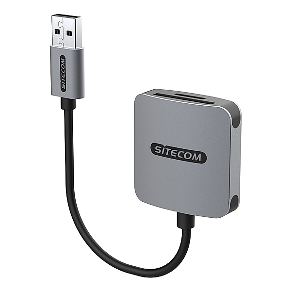 Sitecom Kartenleser MD-1009 USB-A, UHS II, 312 MB/s, Grau