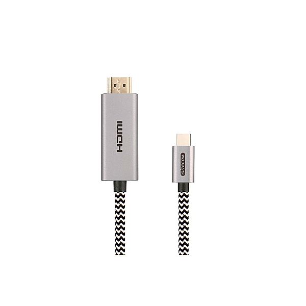 Sitecom USB-3.1-Kabel CA-060, USB-C Stecker auf HDMI™ 2.0-Stecker, 4K @ 60