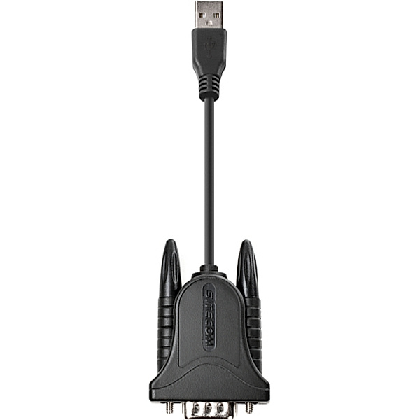 Sitecom USB-Kabel CN-104, USB auf serielle Schnittstelle, 0,6 m, Schwarz
