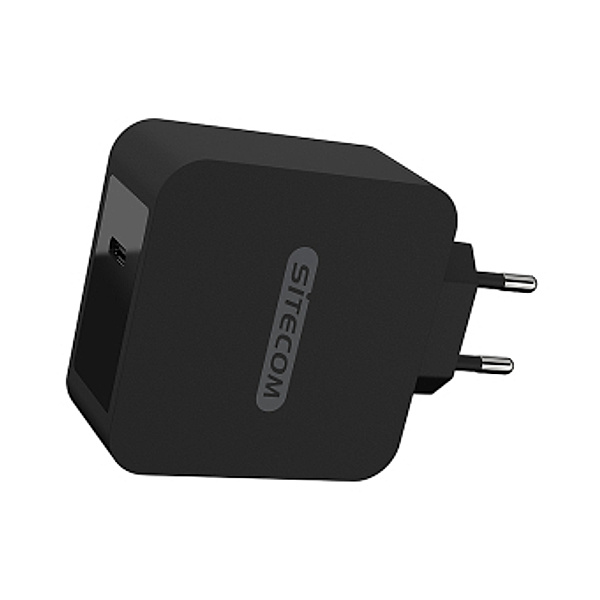Sitecom USB-Ladeadapter CH-016, 1xUSB-C Power Delivery, 60W, + 1m Kabel,