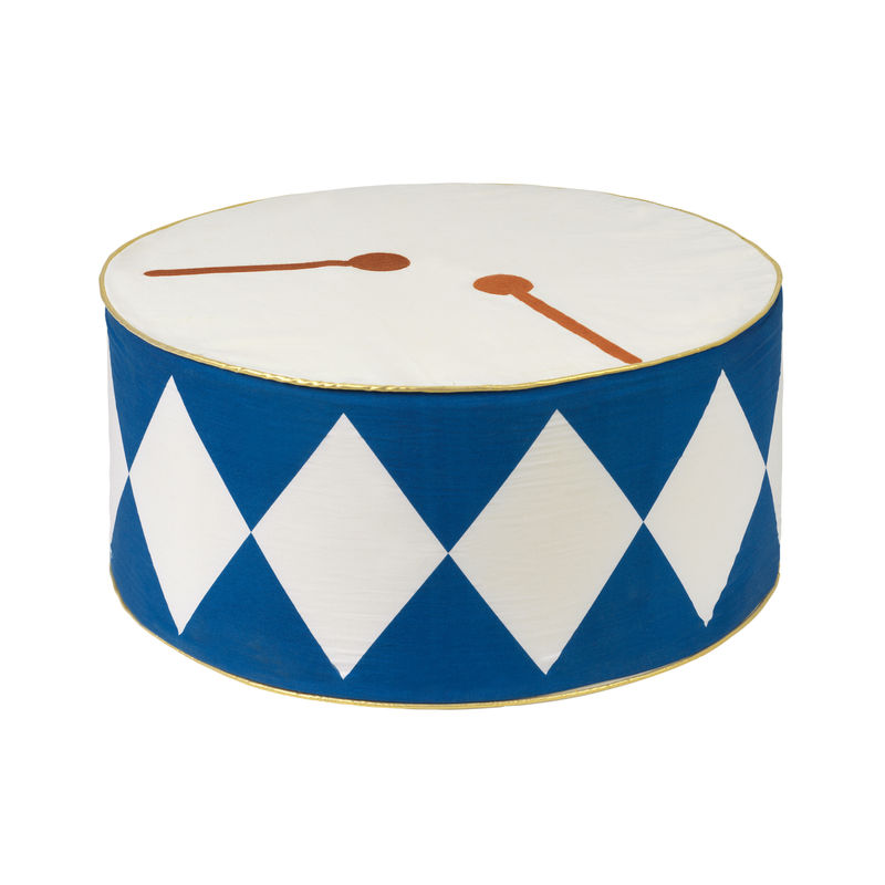 Sitzkissen DRUM (Ø50) in blau