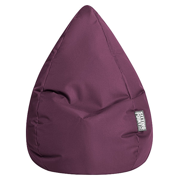 MAGMA HEIMTEX Sitzsack BeanBag BRAVA L (Farbe: aubergine)