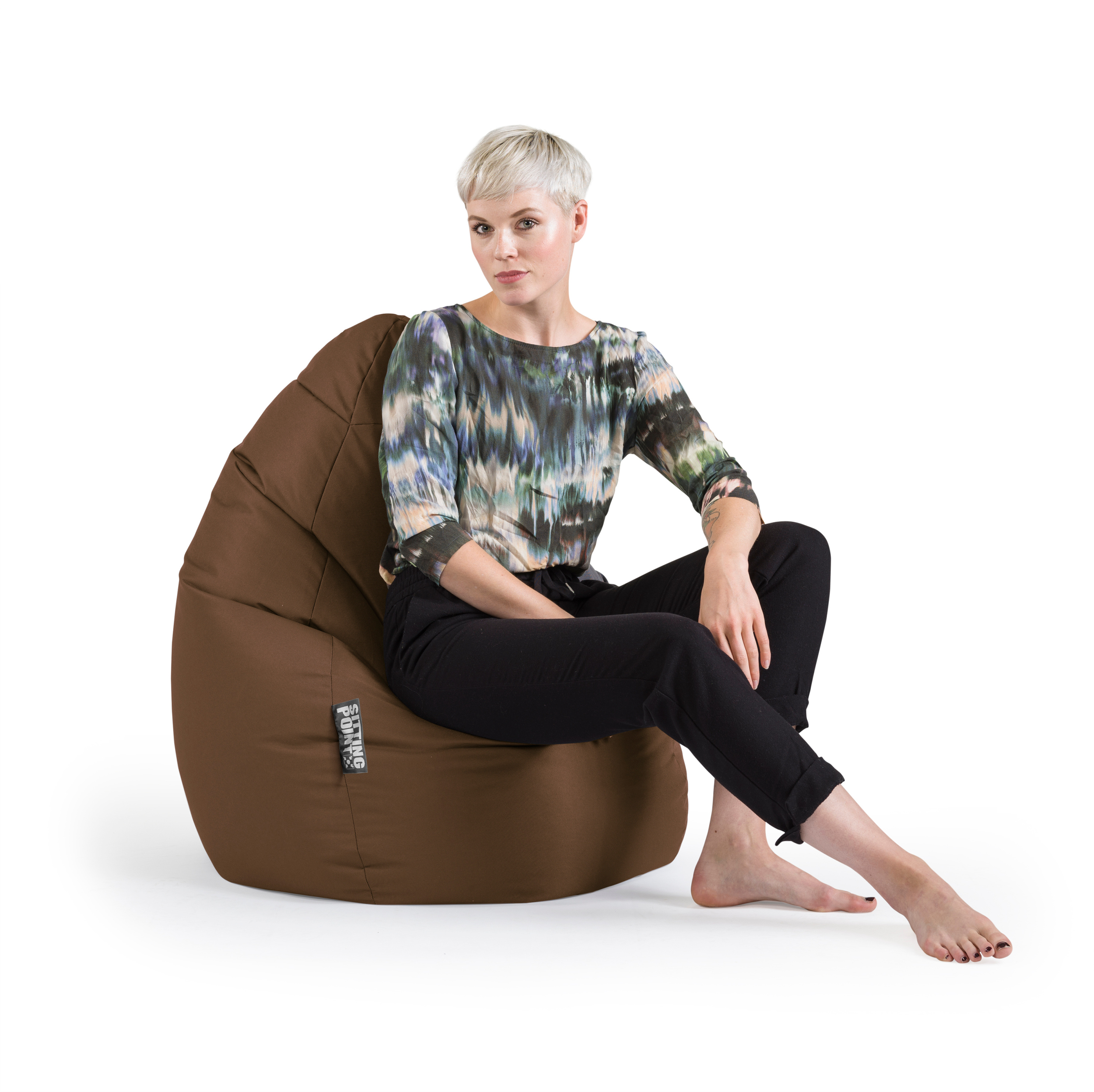 BeanBag Sitzsack bestellen XL braun BRAVA Farbe: