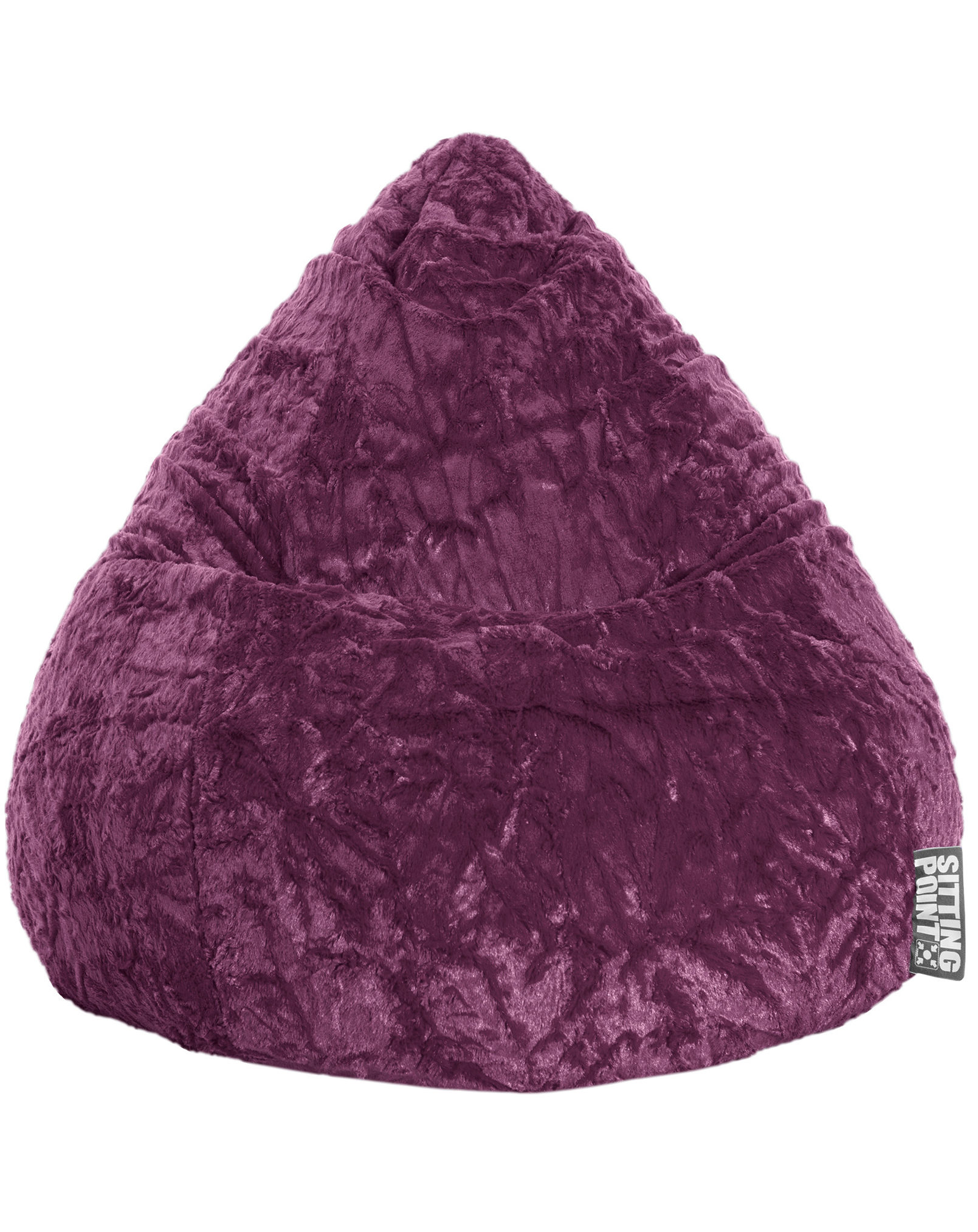 Sitzsack BeanBag FLUFFY XL Farbe: aubergine kaufen