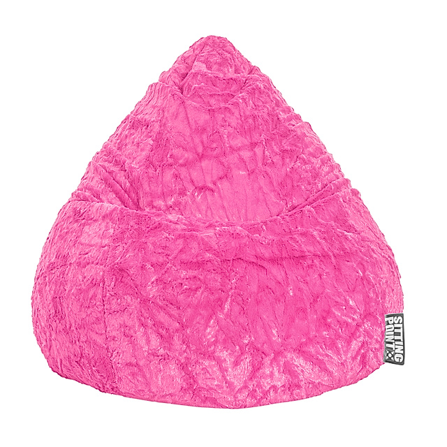 Sitzsack BeanBag FLUFFY XL Farbe: pink kaufen