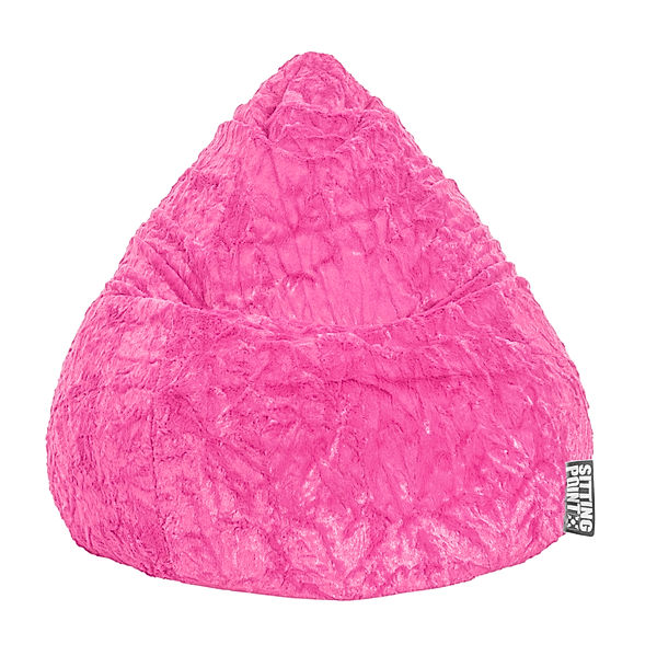 MAGMA HEIMTEX Sitzsack BeanBag FLUFFY XL (Farbe: pink)