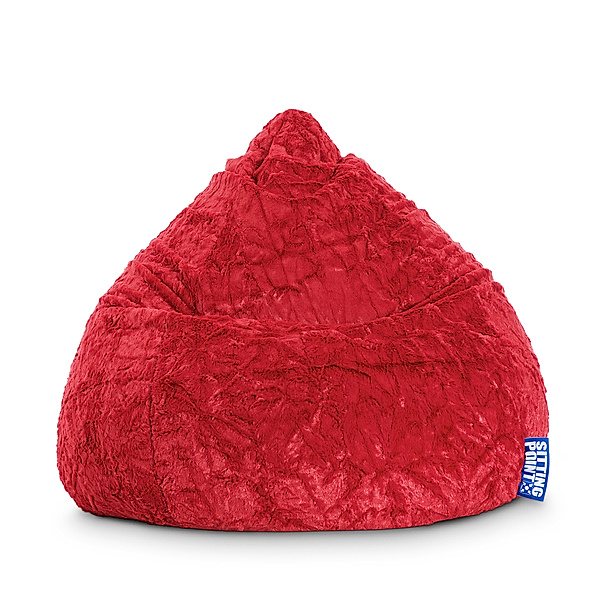 Sitzsack BeanBag Fluffy XL (Farbe: rot)