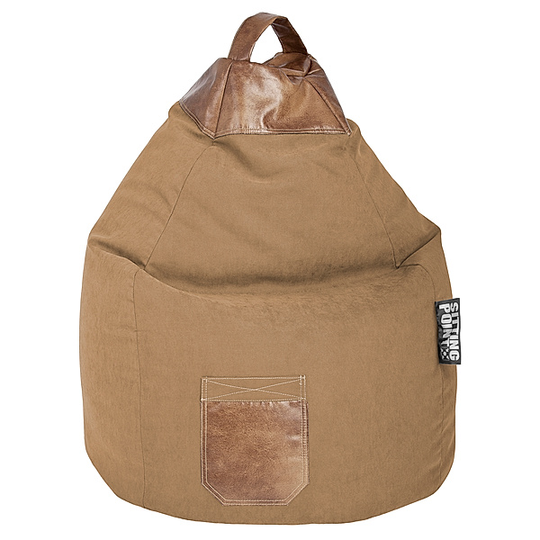 MAGMA HEIMTEX Sitzsack Beanbag Jamie XL (Farbe: sand)