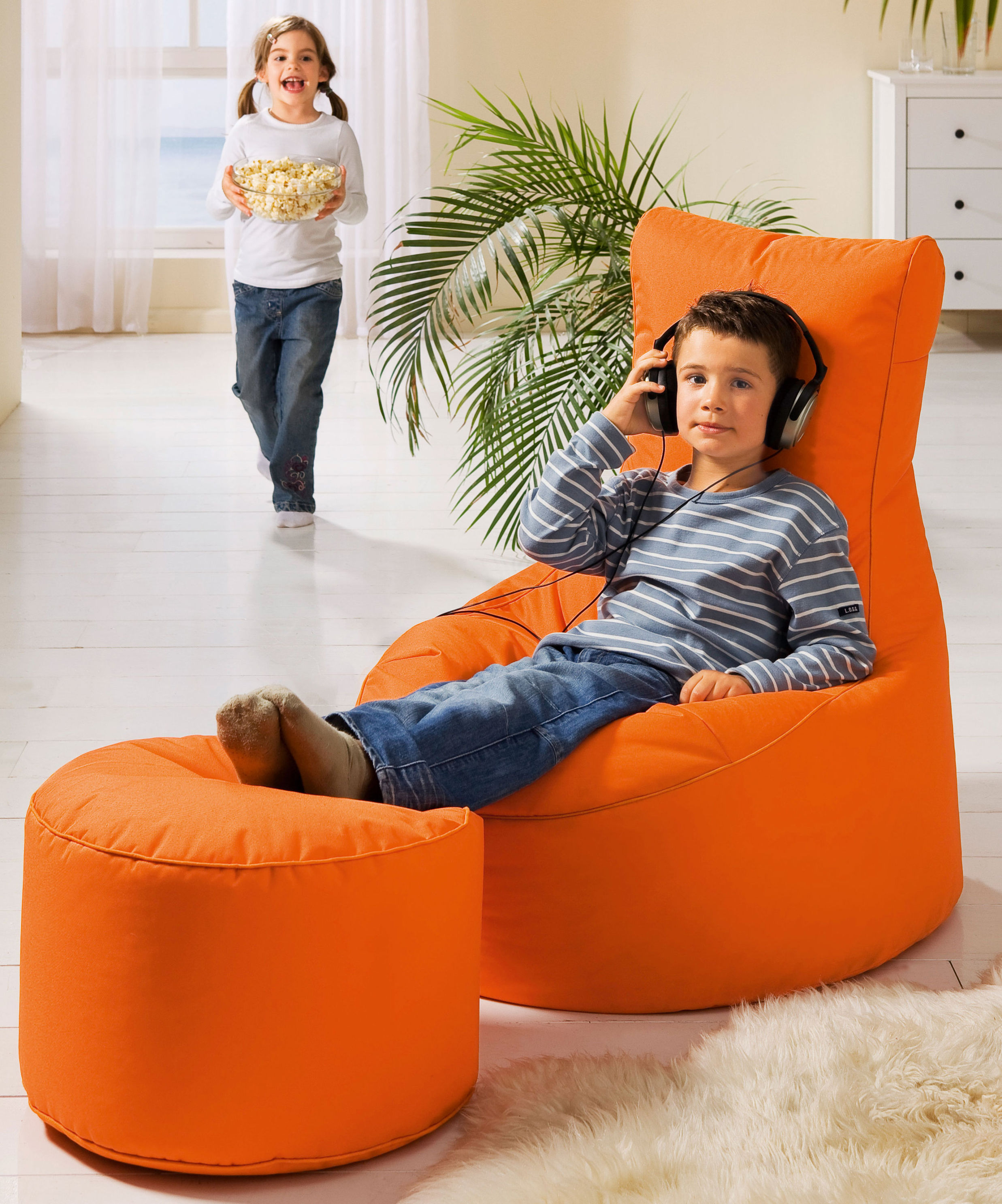 Sitzsack Set BRAVA: Swing & DotCom Farbe: orange kaufen