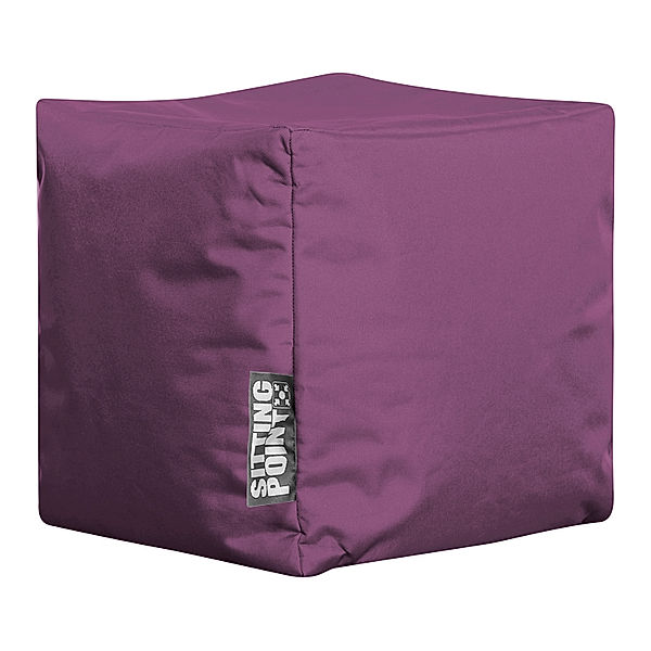 MAGMA HEIMTEX Sitzwürfel Cube SCUBA (Farbe: aubergine)