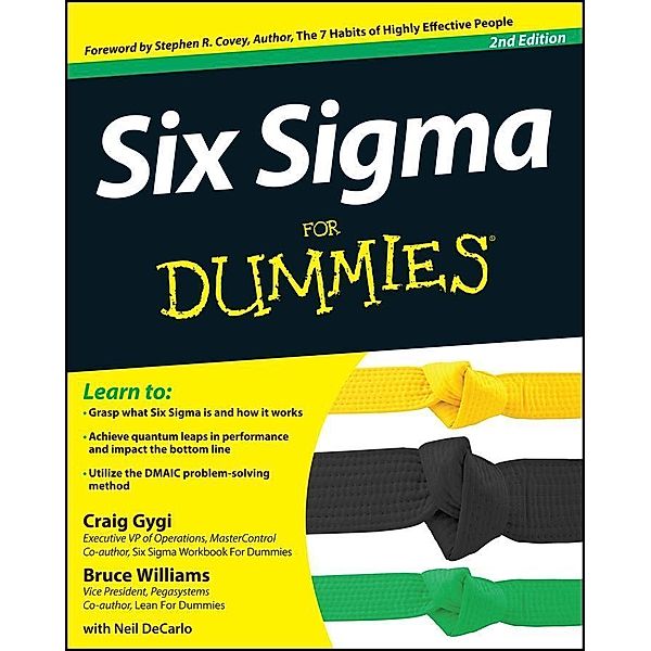 Six Sigma For Dummies, Craig Gygi, Bruce Williams, Neil DeCarlo