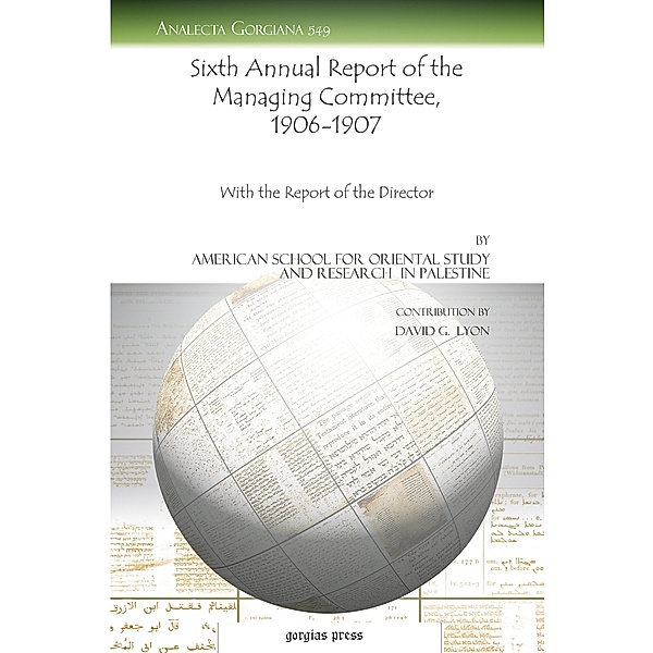 Sixth Annual Report of the Managing Committee, 1906-1907