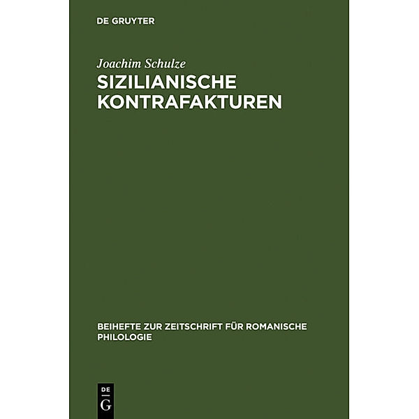 Sizilianische Kontrafakturen, Joachim Schulze