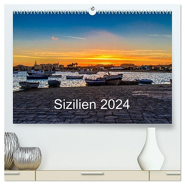 Sizilien 2024 / CH-Version (hochwertiger Premium Wandkalender 2024 DIN A2 quer), Kunstdruck in Hochglanz, Giuseppe Lupo