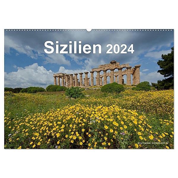 Sizilien 2024 (Wandkalender 2024 DIN A2 quer), CALVENDO Monatskalender, Jörg Dauerer