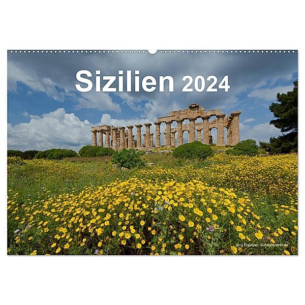 Sizilien 2024 (Wandkalender 2024 DIN A2 quer), CALVENDO Monatskalender, Jörg Dauerer