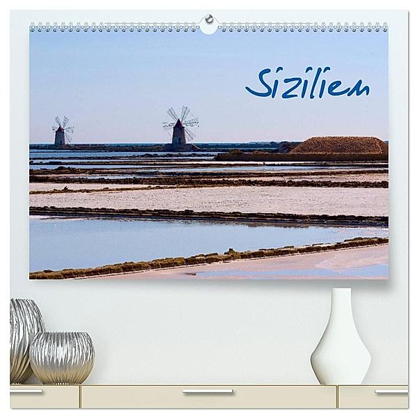 Sizilien (hochwertiger Premium Wandkalender 2024 DIN A2 quer), Kunstdruck in Hochglanz, Anneli Hegerfeld-Reckert