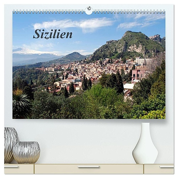 Sizilien (hochwertiger Premium Wandkalender 2024 DIN A2 quer), Kunstdruck in Hochglanz, Peter Schneider
