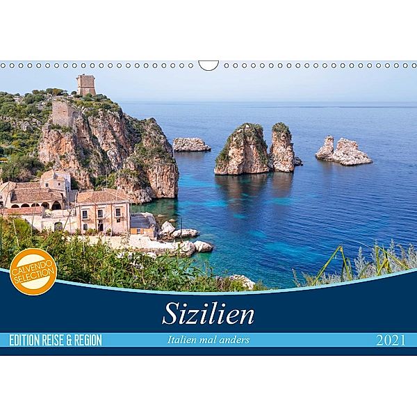 Sizilien - Italien mal anders (Wandkalender 2021 DIN A3 quer), Joana Kruse