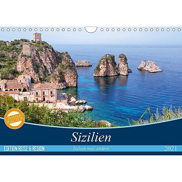 Sizilien - Italien mal anders (Wandkalender 2021 DIN A4 quer), Joana Kruse