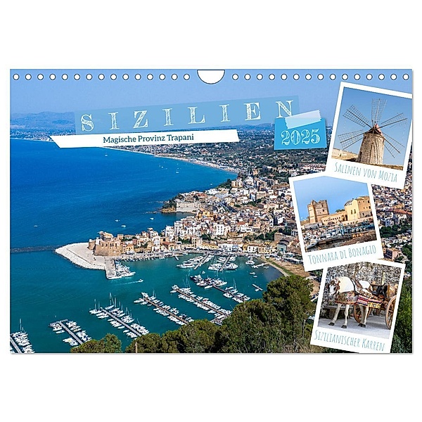 Sizilien - Magische Provinz Trapani (Wandkalender 2025 DIN A4 quer), CALVENDO Monatskalender, Calvendo, Dieter Meyer
