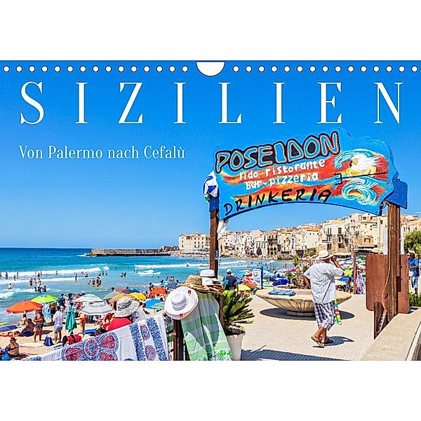 Sizilien - Von Palermo nach Cefalù (Wandkalender 2022 DIN A4 quer), Dieter Meyer