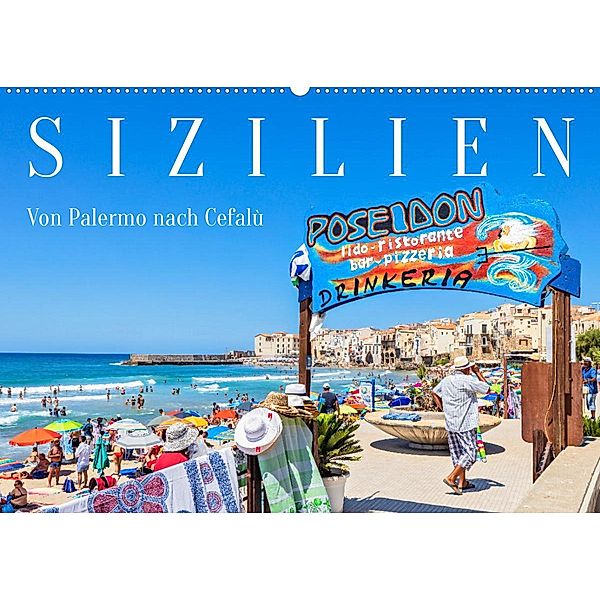 Sizilien - Von Palermo nach Cefalù (Wandkalender 2023 DIN A2 quer), Dieter Meyer