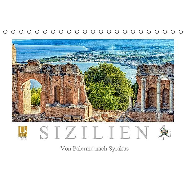 Sizilien - Von Palermo nach Syrakus (Tischkalender 2021 DIN A5 quer), Dieter Meyer