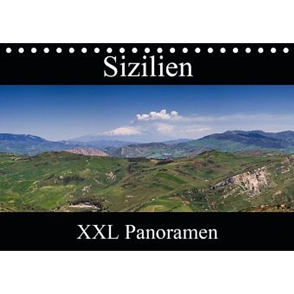 Sizilien - XXL Panoramen (Tischkalender 2020 DIN A5 quer), Juergen Schonnop