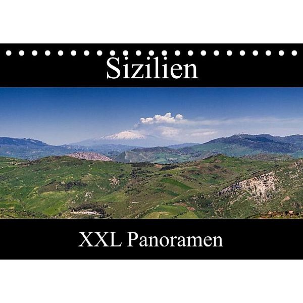 Sizilien - XXL Panoramen (Tischkalender 2023 DIN A5 quer), Juergen Schonnop