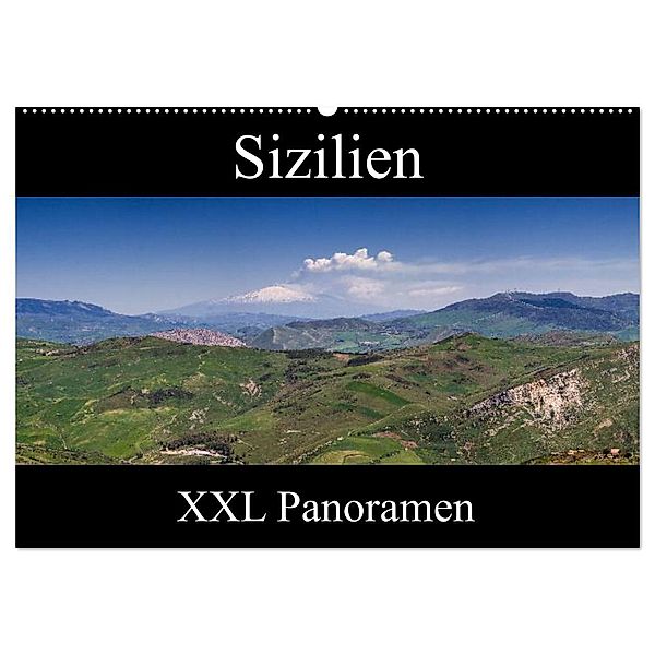 Sizilien - XXL Panoramen (Wandkalender 2024 DIN A2 quer), CALVENDO Monatskalender, Juergen Schonnop