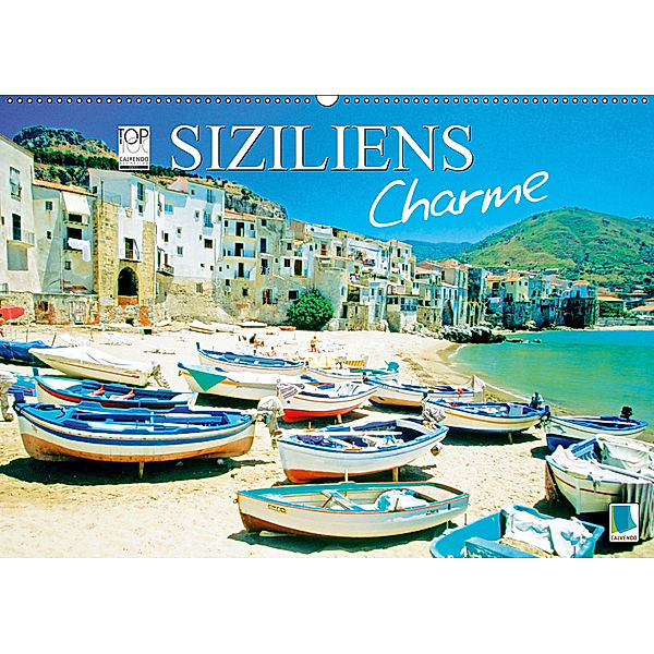 Siziliens Charme (Wandkalender 2019 DIN A2 quer), Calvendo