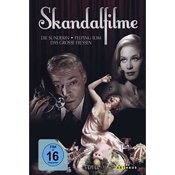 Skandalfilme: Die Sünderin / Peeping Tom / Das grosse Fressen, Karlheinz Böhm, Marcello Mastroianni