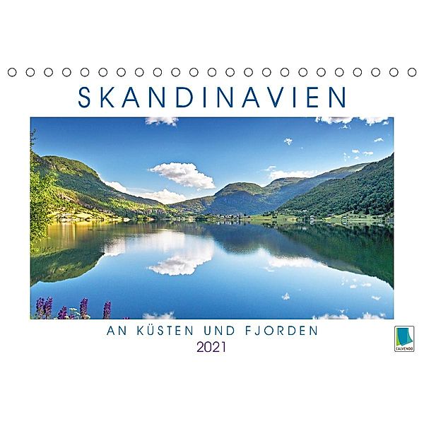 Skandinavien: An Küsten und Fjorden (Tischkalender 2021 DIN A5 quer), Calvendo