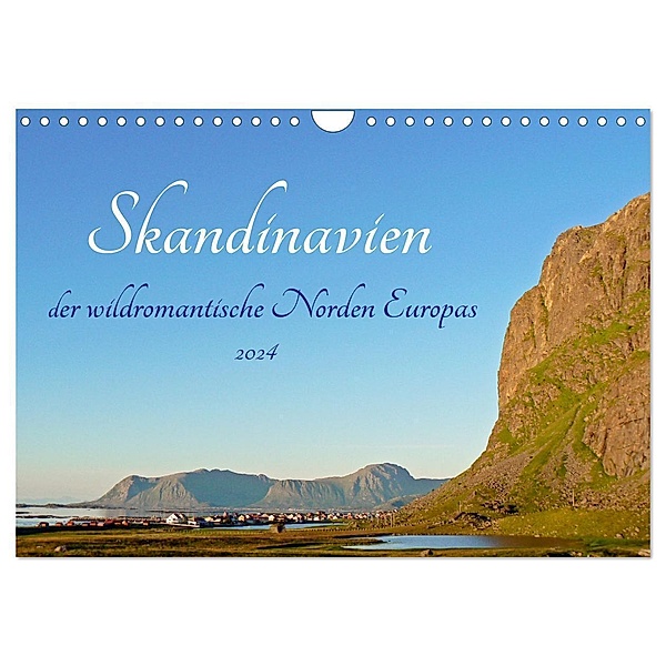 Skandinavien, der wildromantische Norden Europas (Wandkalender 2024 DIN A4 quer), CALVENDO Monatskalender, Konstanze Junghanns