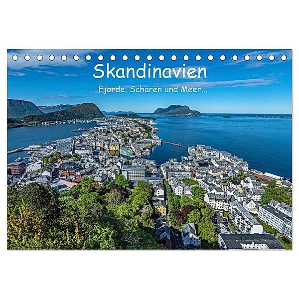 Skandinavien - Fjorde, Schären und Meer... (Tischkalender 2024 DIN A5 quer), CALVENDO Monatskalender, Sascha Ferrari