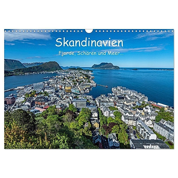 Skandinavien - Fjorde, Schären und Meer... (Wandkalender 2024 DIN A3 quer), CALVENDO Monatskalender, Sascha Ferrari