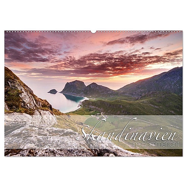 Skandinavien im Sommerlicht (Wandkalender 2024 DIN A2 quer), CALVENDO Monatskalender, Stephanie Büchel