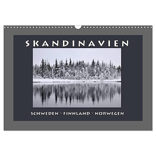 SKANDINAVIEN (Wandkalender 2024 DIN A3 quer), CALVENDO Monatskalender, Gugigei