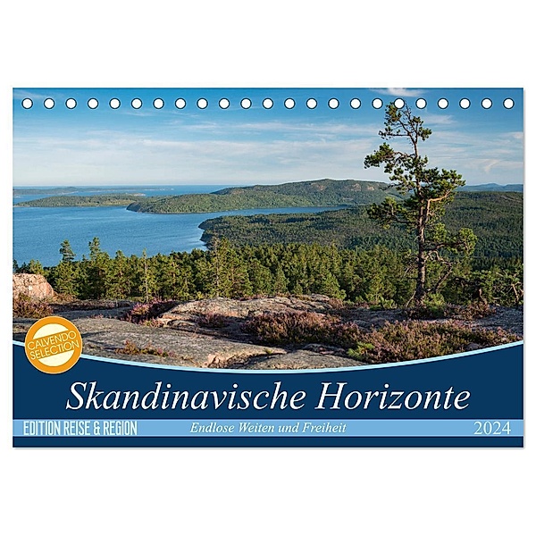 Skandinavische Horizonte (Tischkalender 2024 DIN A5 quer), CALVENDO Monatskalender, Michael Jörrn