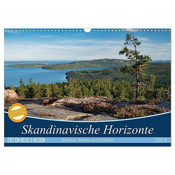 Skandinavische Horizonte (Wandkalender 2024 DIN A3 quer), CALVENDO Monatskalender, Michael Jörrn