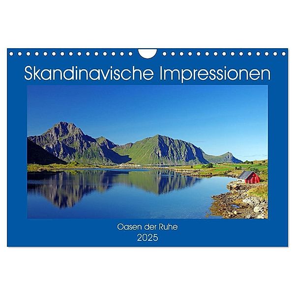 Skandinavische Impressionen - Oasen der Ruhe (Wandkalender 2025 DIN A4 quer), CALVENDO Monatskalender, Calvendo, Reinhard Pantke