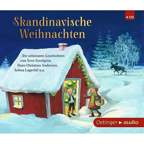 Skandinavische Weihnachten,4 Audio-CD, Hans Christian Andersen, Sven Nordqvist, Jo Tenfjord, Philip Newth, Selma Lagerlöf, Tor Åge Bringsværd