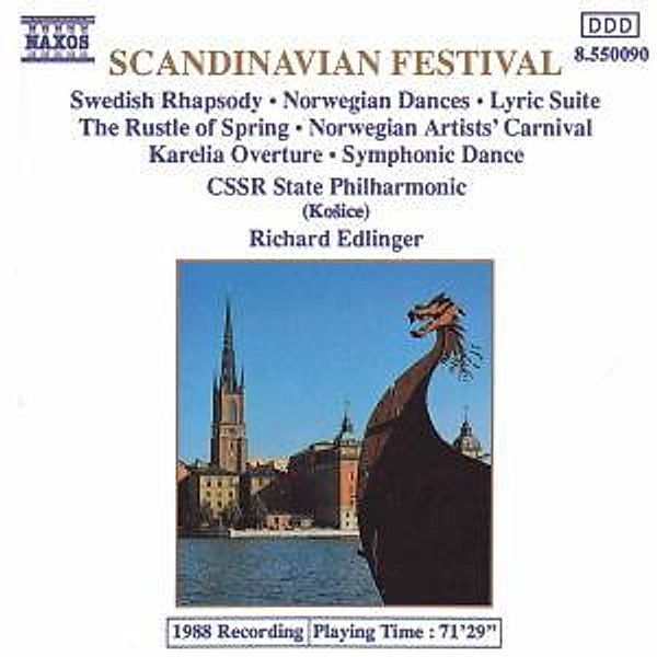 Skandinavisches Festival, R. Edlinger, CSSR State Philh.