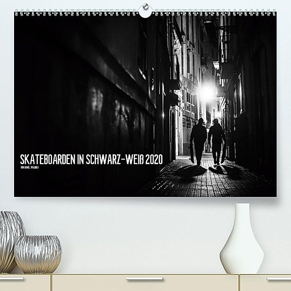 Skateboarden in Schwarz-Weiß (Premium-Kalender 2020 DIN A2 quer), Daniel Wagner