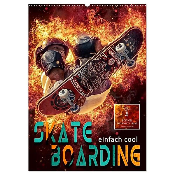 Skateboarding - einfach cool (Wandkalender 2024 DIN A2 hoch), CALVENDO Monatskalender, Peter Roder